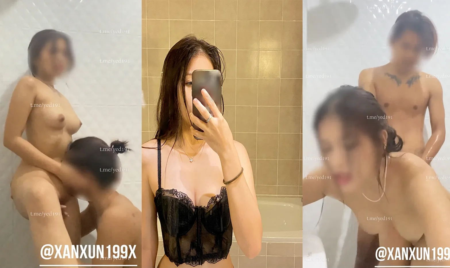 คลิปหลุด Onlyfans Yamrollchoco Xanxun199x น้องแยม โดนผัวขี้เงี่ยนเลียหีคาห้องน้ำ แล้วจับยืนเย็ดท่าหมารัวๆไม่มียั้ง เสียวจัดครางลั่นห้อง